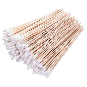 Q Tips ไม้ไผ่ Q Tips สำลีทำความสะอาด15ซม. Coton Tige Cotton Swab