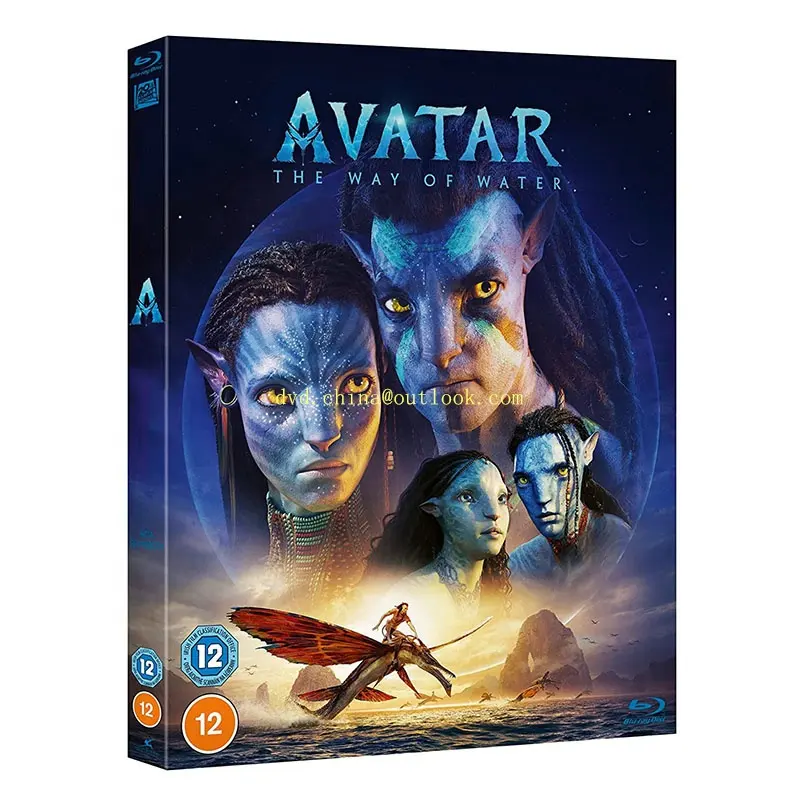 DVD фильмы серии мультфильмов от производителя, оптовая продажа, eBay Avatar, путь воды, новейшие DVD фильмы, 1 диск