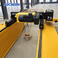Chariot de manutention de matériaux de style européen de 16 tonnes, chariot de levage à faible hauteur de plafond, chariot de levage à câble métallique pour pont roulant à double poutre