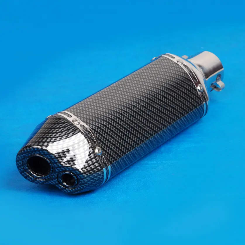Vendite dirette della fabbrica di tubi di scarico harley davidson in fibra di carbonio per tubo marmitta moto akrapovic