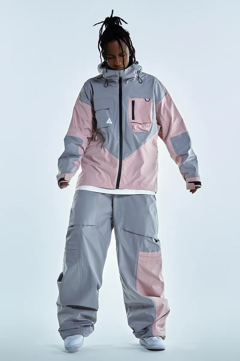 Renchill Polyester trượt tuyết Áo khoác mùa đông người đàn ông áo ngoài trời không thấm nước chắn gió Snowboard Áo khoác tùy chỉnh unisex công nghệ vỏ