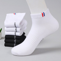 Chaussettes de sport respirantes en nylon/coton absorbant la transpiration pour usage quotidien et fitness, personnalisables en gros