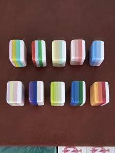 Mahjong de luxe Vancor modèle 180 en acrylique à quatre couches, tuiles de mahjong sculptées personnalisées et créatives, vente en gros - Product Image 6