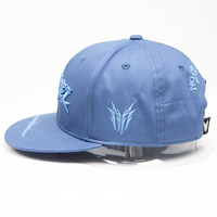 Gorra Snapback Personalizada con Bordado 3D en Relieve, Letras Góticas y Espinas, Gorra Hip Hop de Visera Plana para Hombre, Moda Urbana