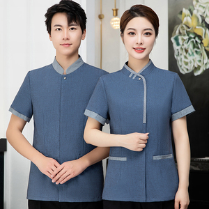 Uniforme <span class=keywords><strong>de</strong></span> <span class=keywords><strong>Limpieza</strong></span> Transpirable <span class=keywords><strong>de</strong></span> Poliéster <span class=keywords><strong>para</strong></span> Servicios <span class=keywords><strong>de</strong></span> <span class=keywords><strong>Limpieza</strong></span> Comercial, Contratistas, Administración <span class=keywords><strong>de</strong></span> Oficinas e Instalaciones - Product Image 1