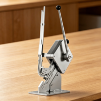 Machine manuelle commerciale pour la pose de clips sur sacs filetés (fruits, oignons) et la pose de attaches en aluminium pour saucisses et jambon