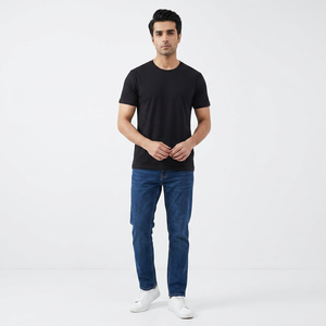 Venta al por mayor 100 algodón Hombre camiseta de gran tamaño camisetas hombres ropa Hip Hop camiseta para hombres - Product Image 1