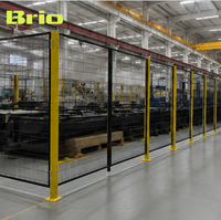 Barrera de Seguridad Extensible Brio de Gran Envergadura para Máquinas, Soporte Extra Largo, para Producción Automatizada en Espacios Amplios