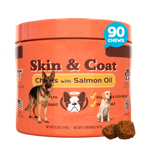 フルペット犬年齢ペットヘルスケアサプリメント犬スキンコートソフトチューツ用Containsanti-Inflammory Properties - Product Image 2