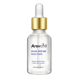 Özel etiket salyangoz Serum yüz aydınlatıcı aydınlatıcı renk açıcı Serum toptan