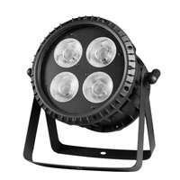Lampu Panggung Tahan Air 4x50W COB LED Par Light dengan Cahaya Putih Hangat/Putih untuk Pernikahan Luar Ruangan