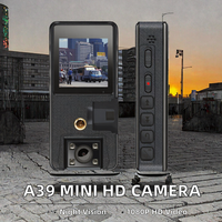 A39 Mini Spor DV 1080P HD CMOS Kamera Ses Kaydı Ses Video Kaydedici Taşınabilir Mikro Web Kamerası Gece Görüşlü Tip-C Web Kamerası
