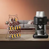 Owl K Tasse Kaffee kapsel halter Hält 20 Kaffee pads für Home Coffee Bar Zubehör und Organizer