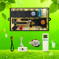 Papan Kontrol Driver Layar Cerdas QD-U08C Bahan ABS Universal PCB untuk Penggunaan Rumah Sistem Pendingin Udara Bagian Motherboard