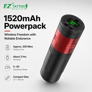 Machine à tatouer sans fil EZ <span class=keywords><strong>EvoTech</strong></span> S, stylo rotatif à entraînement direct, moteur suisse, batterie 1520 mAh pour traçage, ombrage et coloration. - Product Image 5