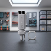 AMS Lite Filament Hub Accessori per Stampanti 3D - Plastica e Metallo Grigio 30g 60x60x30mm
