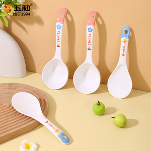 Wuhe Children's Melamine Plate Circle Flower Pattern Heat Insulation Mat For Baby Dining - Product Image 5