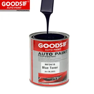 汽车涂料底漆供应商汽车清漆2k汽车防护用纯色混合碳粉涂料