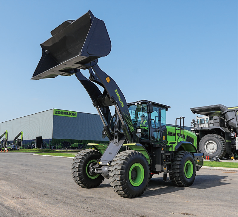 ZOOMLION ZWL55GE 5 Ton Diesel 4WD Front Wheel Loader with 3.5 m