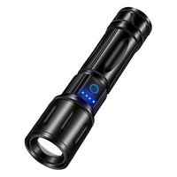 Lampe torche LED multifonctionnelle zoomable pour l'extérieur, autonomie ultra-longue, longue portée, étanche, en alliage d'aluminium