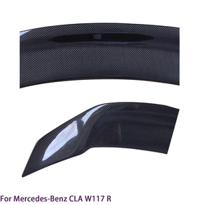 สปอยเลอร์หลังคาร์บอนไฟเบอร์ทรง R สำหรับ W117 C117 ปี 2013-2019 - Product Image 3