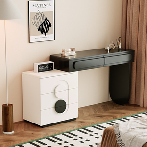 Chambre à coucher moderne coiffeuse simple commode petit bureau de maquillage avec miroir éclairé nouveau modèle de <span class=keywords><strong>table</strong></span> de maquillage - Product Image 6