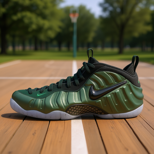 Chaussures de basket-ball pour hommes Nike Air Foamposite Pro Pine Green 2025 - Product Image 2
