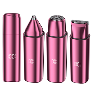 Tondeuse bikini pour femmes 3 en 1, rasoir électrique, tondeuse pour poils du nez, étanche, rechargeable, pour poils pubiens, aisselles, jambes, bras, corps - Product Image 1