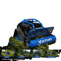 Cortacésped Robótico a Gasolina VICTORY VTY1000H con Control Remoto, Automático, 25HP, 1000mm de Ancho, Cortadora de Césped, Desbrozadora, Segadora