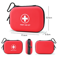 Mini trousse de premiers soins médicaux EVA personnalisée pour le ménage voyage survie urgence Mini boîte pour le sport camping randonnée sac à dos 24 en 1