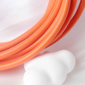 Cordon en <span class=keywords><strong>cuir</strong></span> PU tressé avec âme en corde pour la fabrication de sangles de sacs, poignées et ceintures DIY, 2mm-15mm, personnalisable, durable et tendance - Product Image 2