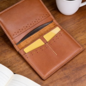 Tarjetero de Cuero Crazy Horse Vintage Simple Boshiho, Cartera para Tarjetas de Identificación para Hombre, Cartera Clásica de Cuero Genuino para Hombre - Product Image 2