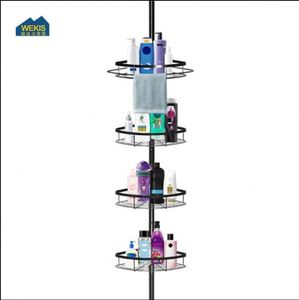 WEKIS - Organizador de Ducha Moderno de 4 Niveles, Resistente al Óxido, con Adhesivo para Montaje en Pared, para Almacenamiento en el Baño - Product Image 6