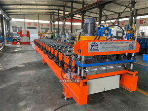 Tấm đúc thép tấm cán Máy làm HEBEI hình thang tấm kim loại hình thành máy - Product Image 3