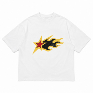 Camiseta de Manga Corta para Hombre, Estilo Hip Hop, Uso Diario, Algodón 220 g/m², Sublimación Digital, <span class=keywords><strong>Tela</strong></span> Jersey Suave, Logotipo Personalizado ODM - Product Image 1