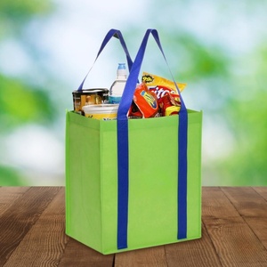 Sac fourre-tout personnalisé avec logo imprimé, en tissu non tissé, sac de shopping de marque pour les courses - Product Image 2
