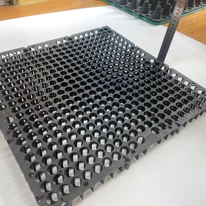 Planche de <span class=keywords><strong>drainage</strong></span> HDPE noire 333x333 multi-trous pour aménagement paysager extérieur de <span class=keywords><strong>jardin</strong></span> de toit de barrage-Tapis filtrant et terrain de golf de <span class=keywords><strong>drainage</strong></span> sous-grade - Product Image 4