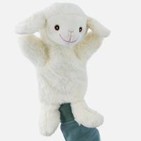 Marioneta de mano de animales personalizada, juguetes de peluche suaves, oso Súper suave, algodón PP bordado, disponible, sitio web oficial de Alibaba