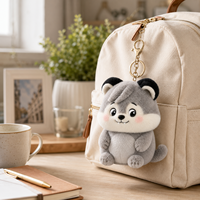 Llaveros de Peluche Personalizados de Animales Pequeños y Perros, Muñecos de Peluche Personalizados con MOQ Bajo