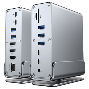 Docking Station per Laptop in Lega di Alluminio 15-in-1 con Design Rotante USB-C Multiporta 2.1 10Gbps Disponibile - Product Image 1