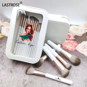 ओम हिप्पोकैम्पस आंख का चेहरा ब्लश पाउडर 18 पीसी सफेद मेकअप ब्रश बैग के साथ सेट - Product Image 2