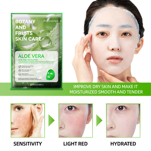 Masque Facial Apaisant à l'<span class=keywords><strong>Aloe</strong></span> <span class=keywords><strong>Vera</strong></span> : Répare les Peaux Sèches, Affine les Pores, Hydratation Profonde, Masque en Tissu Apaisant pour Peaux Sensibles et Ternes - Product Image 5