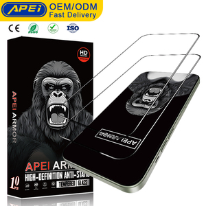 APEI ARMOR Protezione Schermo in Vetro Temperato 9H per 17/17 Pro Max/XS Max - HD Trasparente <span class=keywords><strong>Copertura</strong></span> Totale Impermeabile Spessore 0,33mm - Product Image 1