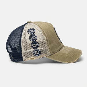 Gorra Trucker YKZG Y2K Verde Bosque, Estilo Vintage Desgastado, Malla de Velour, con Logotipo Personalizado en 3D, Unisex, para Pesca y Actividades al Aire Libre - Product Image 2