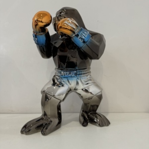 Estatua <span class=keywords><strong>de</strong></span> Gorila <span class=keywords><strong>de</strong></span> Boxeo Lista para Enviar, Decoración para el Hogar, Adornos y Artículos <span class=keywords><strong>de</strong></span> Decoración, Escultura <span class=keywords><strong>de</strong></span> Resina con Efecto Espejo - Product Image 5
