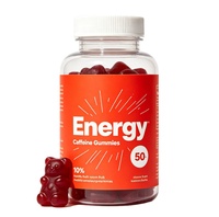 Gummies énergétiques en gros à marque privée avec caféine, vitamine B12, CoQ10 et supplément de baies de Goji