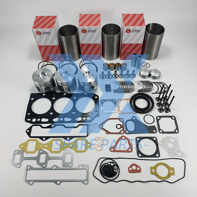 3TNV86 Engine Overhaul Rebuild Kit with Gasket Set Liner Kit for Yanmar Spare Parts