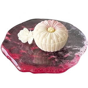 Gran oferta, posavasos <span class=keywords><strong>de</strong></span> cristal coloridos, plato <span class=keywords><strong>de</strong></span> pastelería, taza <span class=keywords><strong>de</strong></span> té, copas <span class=keywords><strong>de</strong></span> vino, bandeja, posavasos <span class=keywords><strong>de</strong></span> vidrio con aislamiento grueso - Product Image 6