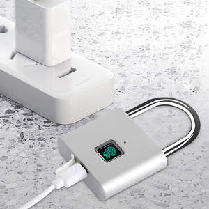 Candado inteligente de viaje biométrico con huella dactilar, resistente al agua y sin llave - Product Image 1