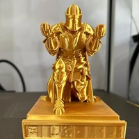 Porte-stylo Chevalier Exécutif Imprimé en 3D, Support à Crayons Guerrier, Chevalier pour Bureau, Petites Statues Décoratives